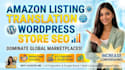 do perfect amazon listing translation seo optimization amazon store wordpress