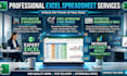 design custom excel spreadsheets or templates and dashboard
