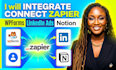 integrate connect zapier wpforms linkedin ads google contacts notion