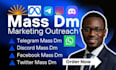 mass dm telegram mass dm, twitter promotion, instagram mass dm, discord mass dm