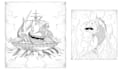 create custom line art illustration