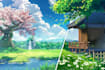 do anime bg, visual novel bg, 2d background for game