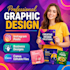 design attractive flyers, posters and brochures