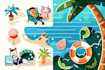 create unique illustrated icons