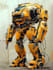 do anime style mecha robot illustrations