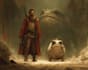 create cinematic star wars inspired sci fi character art