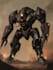 create anime style mecha robot illustrations