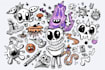 do hand drawn doodle art illustration