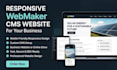 create a responsive webmaker cms website for your business