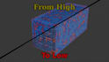 create optimised low poly 3d prop for game in blender