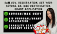 sam gov, registration, get your sdvosb, 8a, mbe certification, grant application