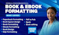 do paperback formatting kindle formatting ebook formatting book design KDP