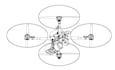 drone design blueprint display