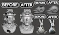 fix edit stl file repair 3d modification mesh clean up 3d model for 3d printing