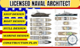 create 3d boat design, ship retrofit and conversion design drawings