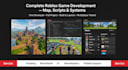 develop your complete roblox game, map, scripting, systems, animation, vfx, sfx