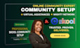 setup skool community discord server ghl mighty networks online course creation