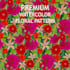 create watercolor floral seamless pattern design