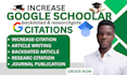 increase your google scholar citation, backdated citation using researchgate
