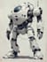 do anime style mecha robot illustrations
