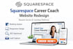 redesign career coach website resume service website coaching website design
