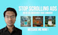 design high converting meta ad creatives for perfume brands