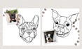 create a minimalist pet logo icon for your business