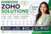 setup and automate zoho CRM, zoho one, zoho books, zoho inventory, zoho people