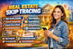 do real estate skip tracing, bulk skip tracing and leads
