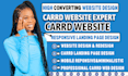 design carrd website, carrd landing page, carrd website design, carrd redesign