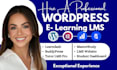 build wordpress lms website with learndash buddyboss tutor lms pro materstudy