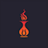 design a bar, wine, hookah, restaurant, smoke logo