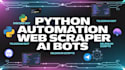 build python automation bots web scraper ai tools telegram discord bot selenium