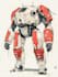 do anime style mecha robot illustrations