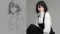 sketch characters into anime style
