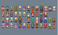 do pixel art character animation 2d sprite sheet pixel art background sprite
