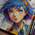draw anime character illustration