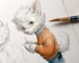 create cute chibi furry character art
