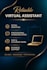 be your virtual assistant for admin support, data entry, email and invoicing