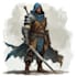 draw a fantasy character for dnd, pathfinder, etc