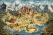 draw a fantasy map