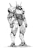 do anime style mecha robot illustrations