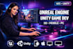 develop unreal engine, 3d game, game development, unity game, mobile game