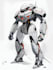 amazing character mecha robot illustration