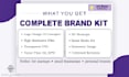 design a professional logo and complete brand identity kit