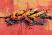 design a stylish graffiti inspired logo