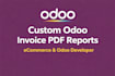 develop custom odoo invoice pdf report templates odoo ecommerce odoo developer