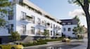 redevelop modern residential development, apartment building, exterior render