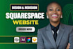 create squarespace website design website development squarespace website design