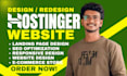 hostinger wordpress website redesign hostinger  design hostinger godaddy website